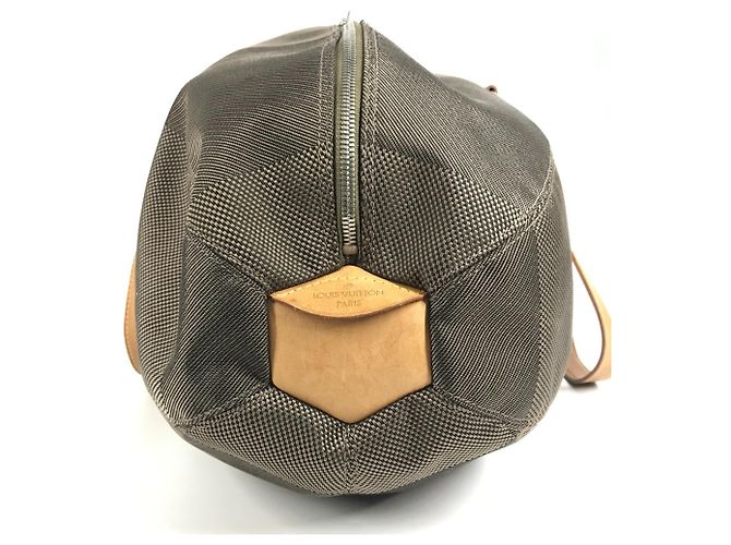 Bolso de Hombro Boston Damier Geant Khaki Louis Vuitton Caqui - vista 7