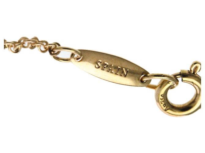 Elsa Peretti Tiffany & Co Collar Péndulo Corazón Abierto Tiffany en Oro Rosa Dorado - vista 13