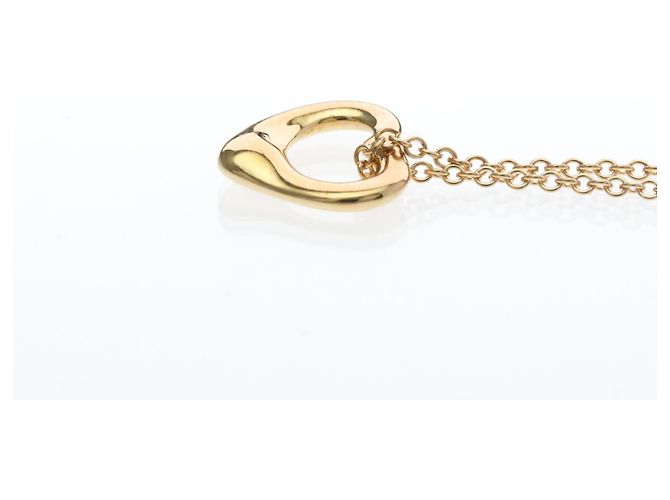 Elsa Peretti Tiffany & Co Collar Péndulo Corazón Abierto Tiffany en Oro Rosa Dorado - vista 3