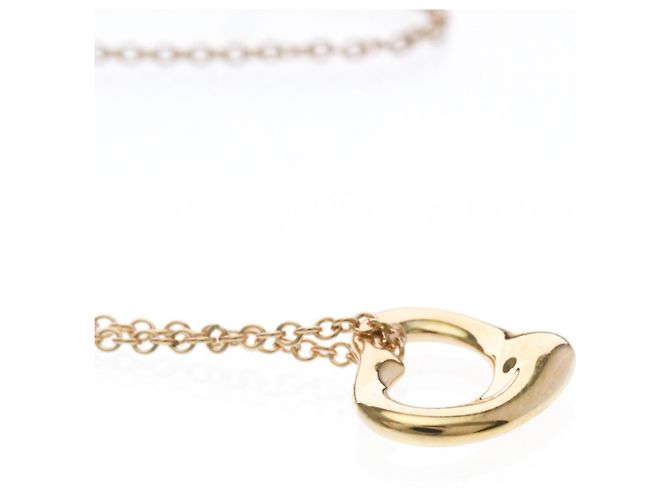 Elsa Peretti Tiffany & Co Collar Péndulo Corazón Abierto Tiffany en Oro Rosa Dorado - vista 4