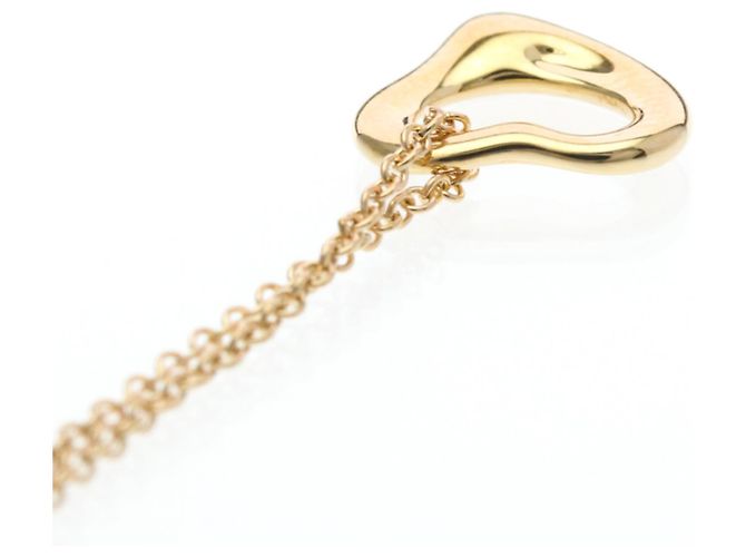 Elsa Peretti Tiffany & Co Collar Péndulo Corazón Abierto Tiffany en Oro Rosa Dorado - vista 6