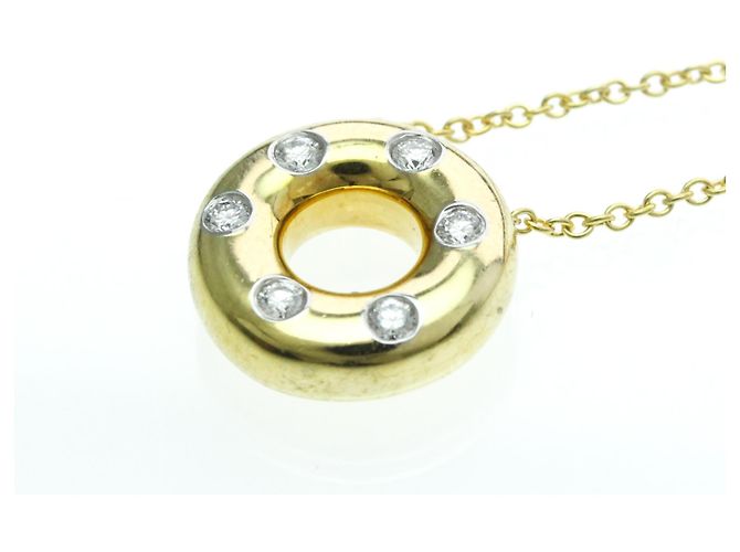 Tiffany & Co Collana di diamanti Tiffany Dots Circle D'oro - vista 8