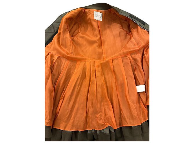 Chaqueta bomber plisada Sacai Verde - vista 4