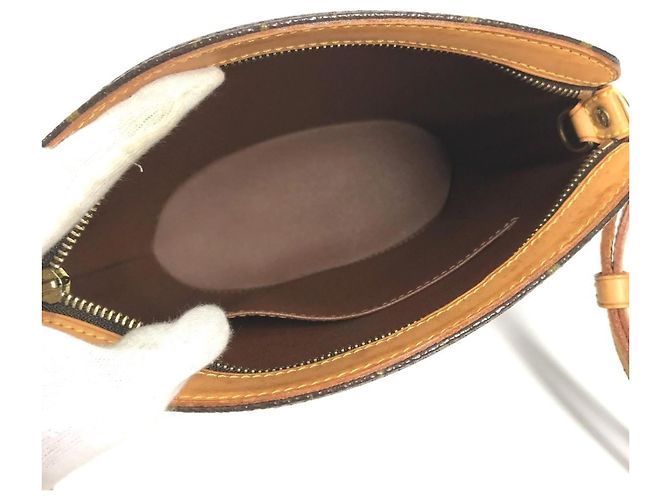 Borsa Drouot Monogram Louis Vuitton Marrone - vista 11