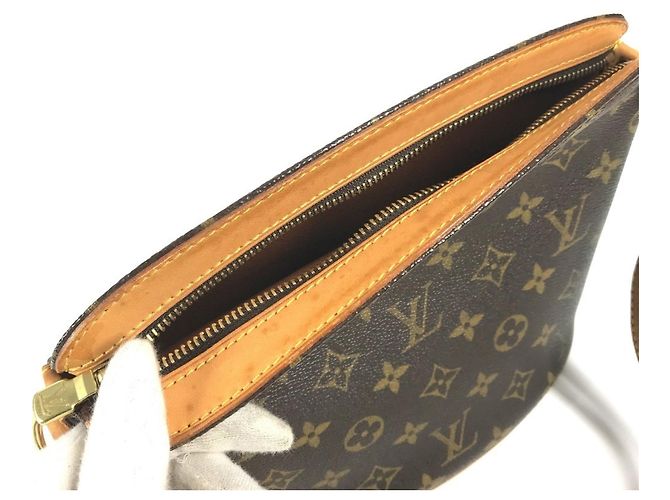 Borsa Drouot Monogram Louis Vuitton Marrone - vista 15