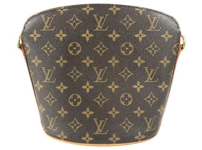 Borsa Drouot Monogram Louis Vuitton Marrone - vista 2