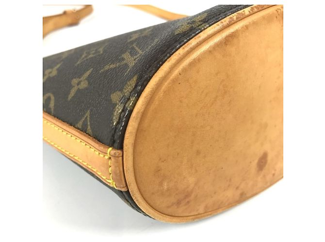Borsa Drouot Monogram Louis Vuitton Marrone - vista 7