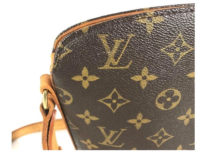 Borsa Drouot Monogram Louis Vuitton Marrone - vista 9