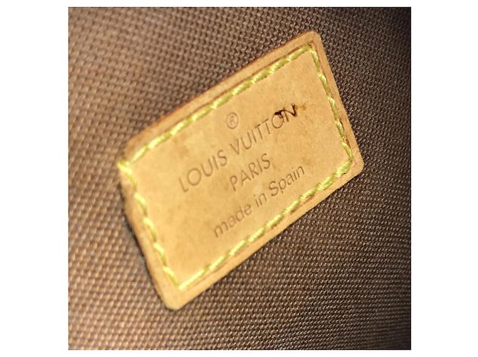Pochette Ganjou Monograma Louis Vuitton Marrom - vista 12