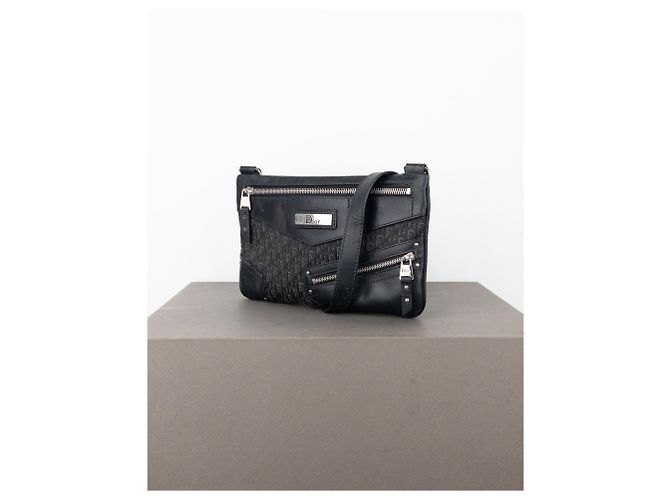 Dior di Galliano SS02 ‘Street Chic’ Borsa a tracolla Diorissimo Monogram Trotter - vista 2