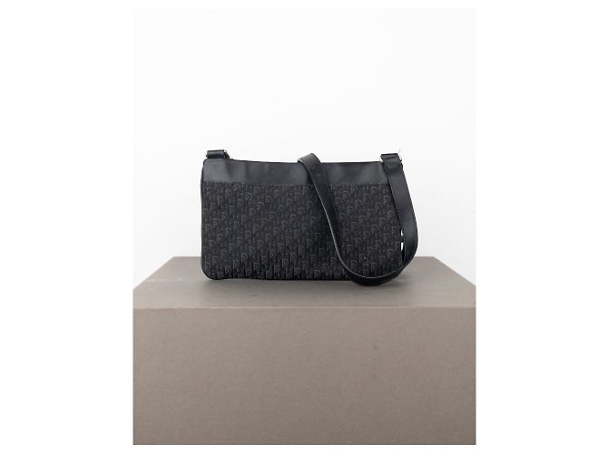 Dior di Galliano SS02 ‘Street Chic’ Borsa a tracolla Diorissimo Monogram Trotter - vista 3
