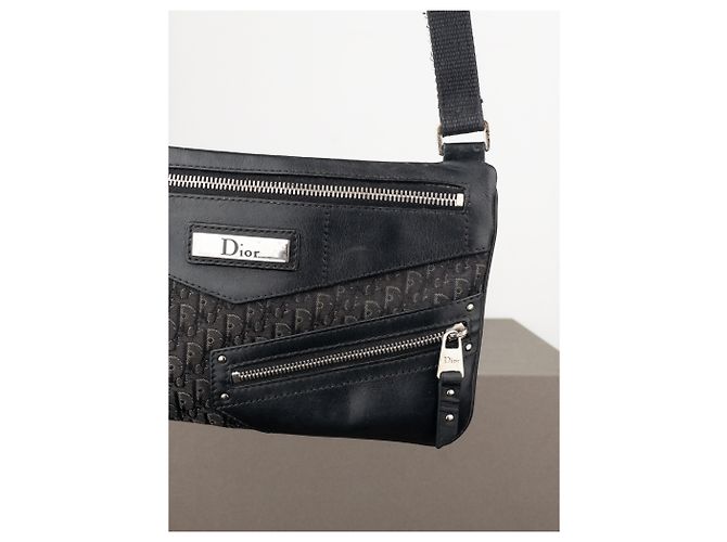 Dior di Galliano SS02 ‘Street Chic’ Borsa a tracolla Diorissimo Monogram Trotter - vista 5