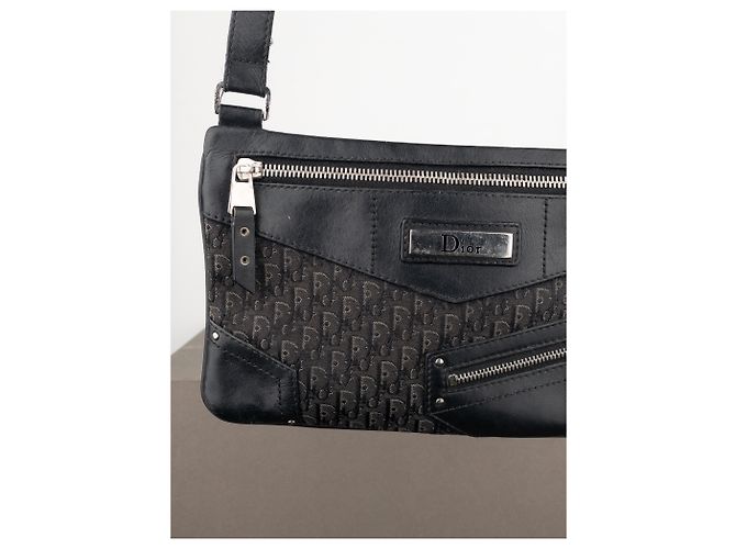 Dior di Galliano SS02 ‘Street Chic’ Borsa a tracolla Diorissimo Monogram Trotter - vista 6