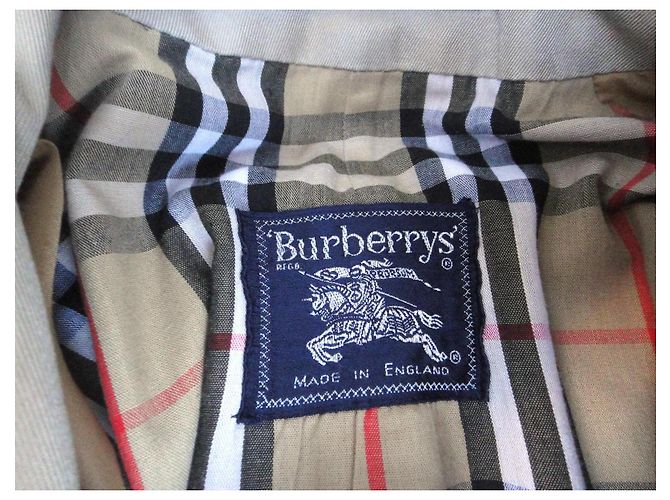 Impermeabile Burberry in cotone beige - vista 2