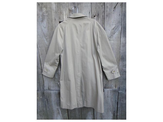 Impermeabile Burberry in cotone beige - vista 4