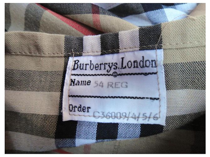 Impermeabile Burberry in cotone beige - vista 5