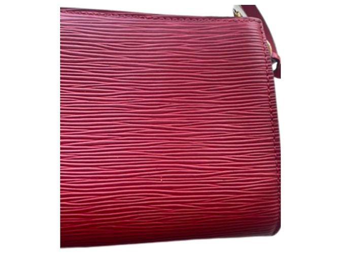 Pochette Accessories Louis Vuitton Vermelho Couro - vista 5