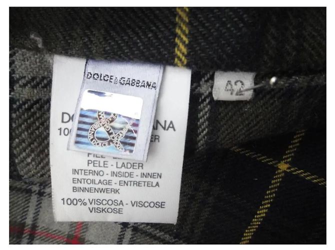 Dolce & Gabbana Lederbikerjacke hellbraun - Ansicht 8