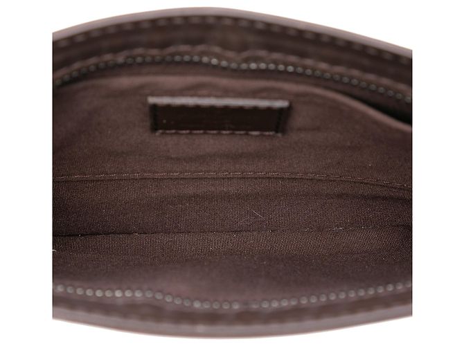 Louis Vuitton Sarvanga in Epi marrone Marrone scuro - vista 4