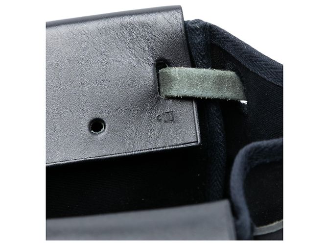 Herbag Cabas MM in tela nera e pelle Vache Hunter di Hermès Nero - vista 5