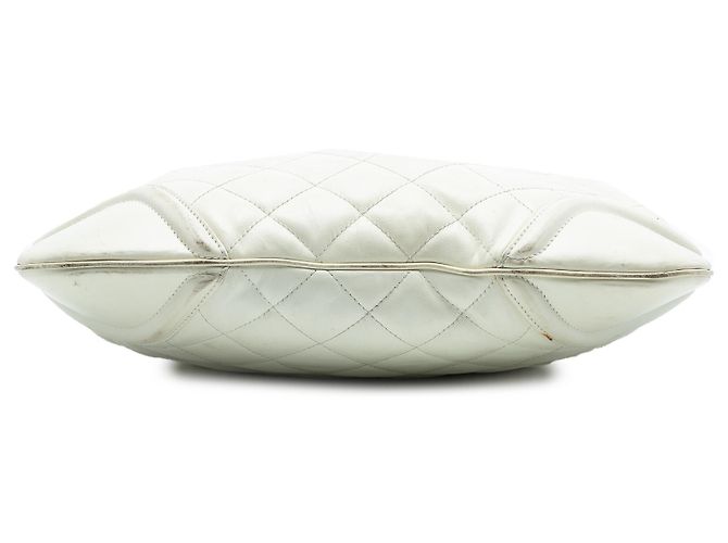 Borsa tote convertibile Hillgate in pelle trapuntata bianca di Burberry Bianco - vista 3