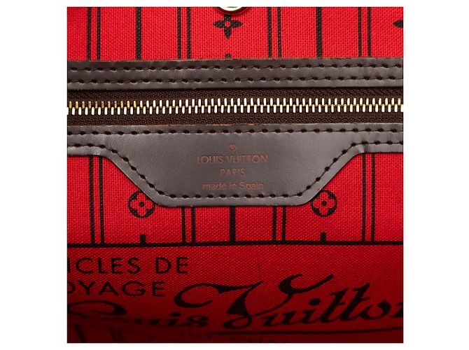 Louis Vuitton Brown Damier Ebene Neverfull MM - view 5