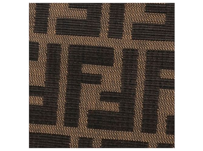 Fendi Braune Zucca Canvas Schultertasche - Ansicht 6