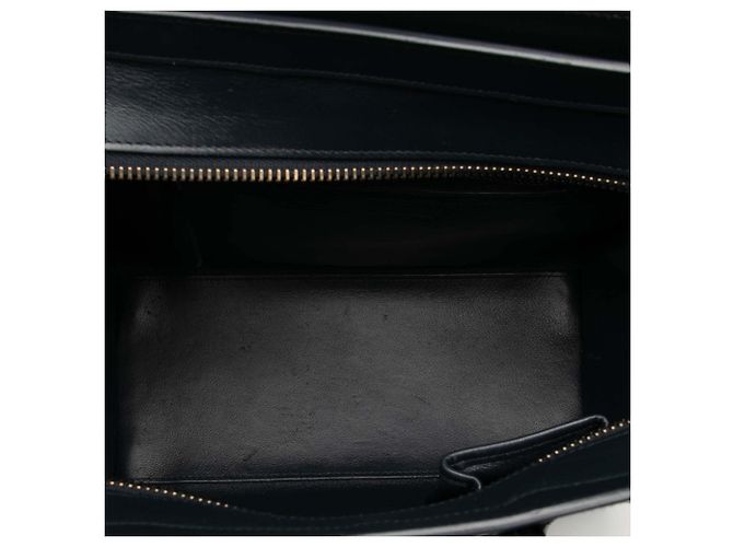 Luggage Céline Celine Arancione Micro Tricolor Borsa da Viaggio in Pelle - vista 4