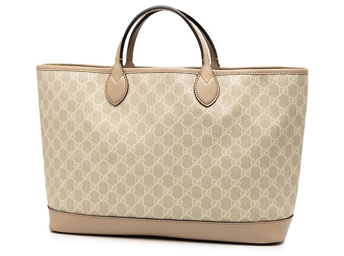 Tote Gucci Beige Medium GG Supreme Ophidia - vista 2