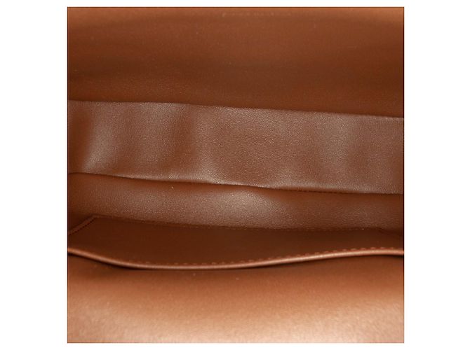 Céline Borsa a spalla monocromatica in suede marrone Celine - vista 4