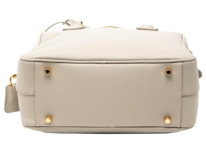 Borsa Prada Saffiano Lux Marrone Beige - vista 3