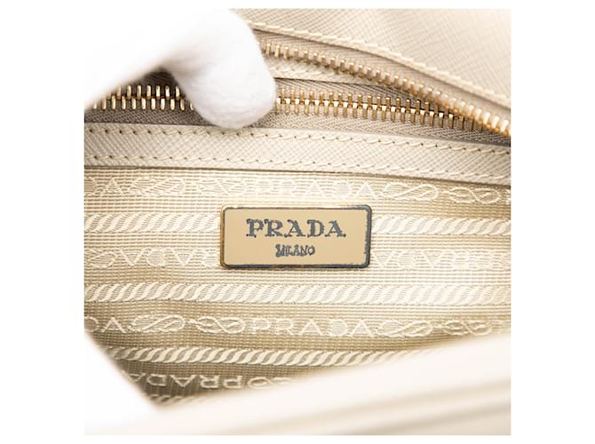 Borsa Prada Saffiano Lux Marrone Beige - vista 5