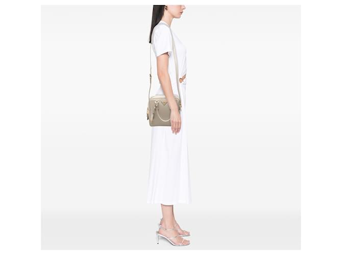 Borsa Prada Saffiano Lux Marrone Beige - vista 6