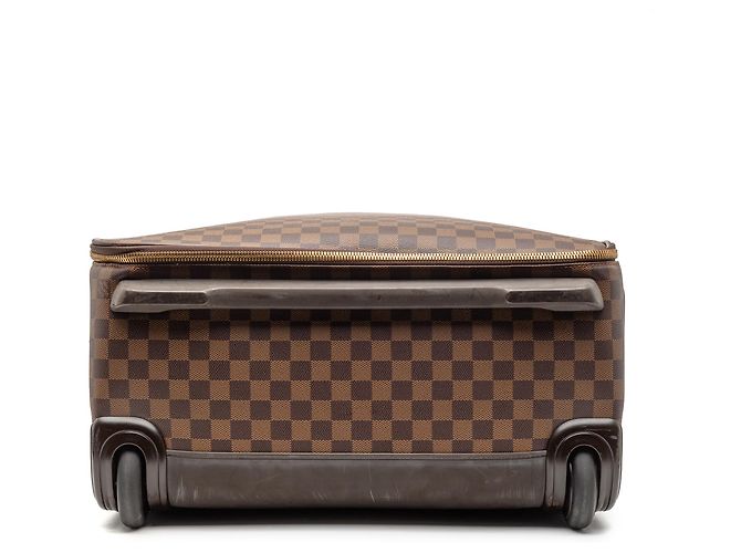 Louis Vuitton Pegase 65 Damier Ebene Marrone - vista 3