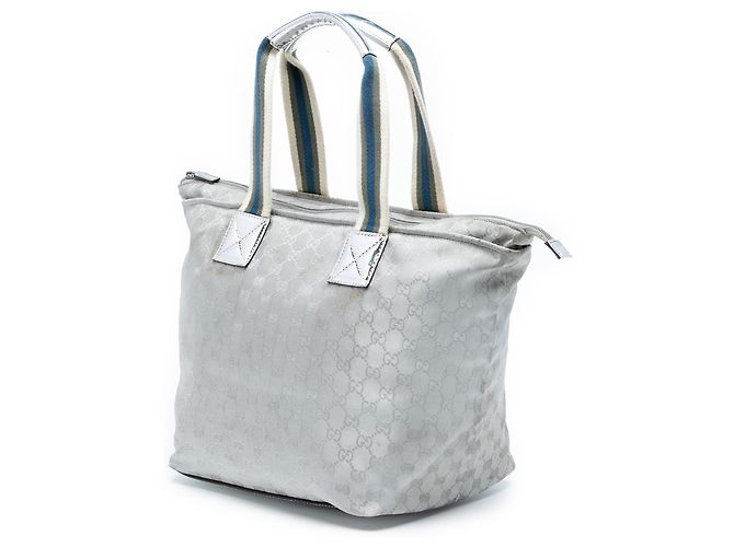 Gucci Silberne GG Canvas Tote - Ansicht 2
