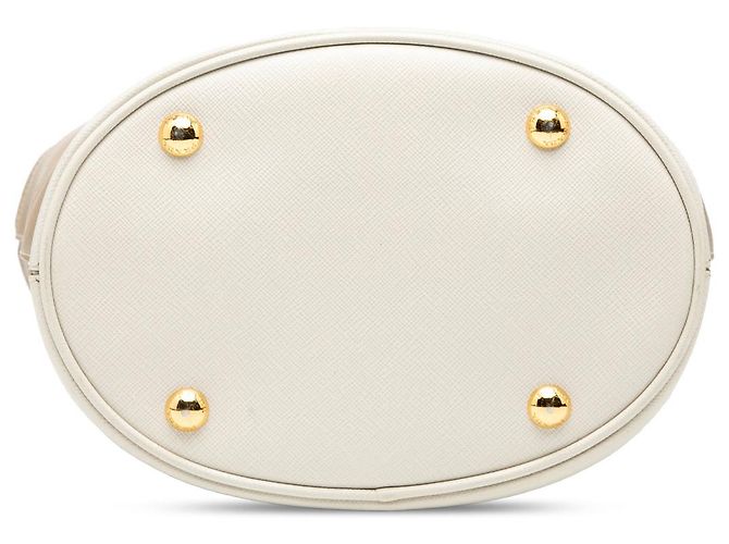 Braune Saffiano Bucket Bag von Prada Beige - Ansicht 3