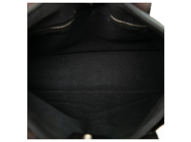 Hermès Schwarze Canvas Sac Troca Horizontal PM - Ansicht 4