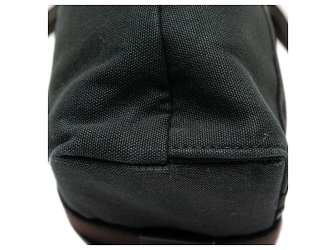 Hermès Schwarze Canvas Sac Troca Horizontal PM - Ansicht 7