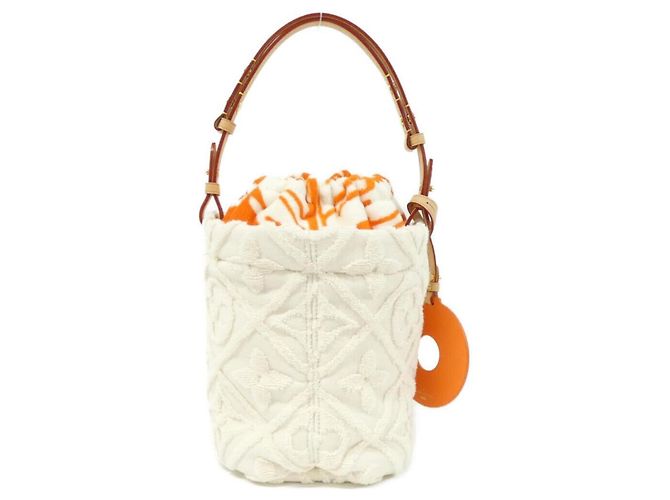 Bucket Borsa a secchiello Louis Vuitton LV By the Pool Bianco - vista 2