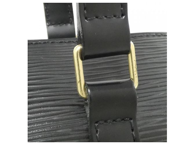 Borsa Louis Vuitton Epi Soufflot M52222 Nero - vista 7