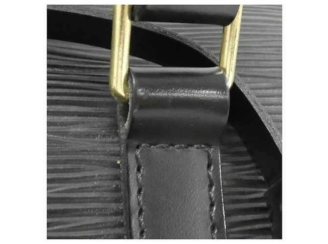 Borsa Louis Vuitton Epi Soufflot M52222 Nero - vista 8