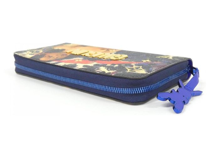 Cartera Zippy Celty Monogram Louis Vuitton Azul oscuro - vista 3