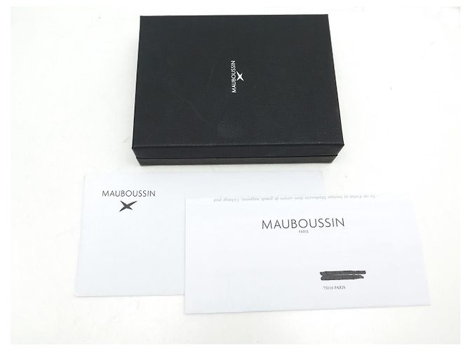 NUOVO COLLANA MAUBOUSSIN UNA CENA A CABOURG IN ARGENTO 925 ORO 18K DIAMANTI - vista 8
