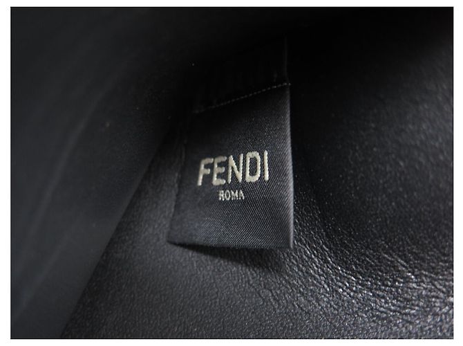 NEUE FENDI PEEKABOO ISSEU MEDIUM 8BN321 GEWEBTE LEDERHANDTASCHE MIT GURT - Ansicht 14
