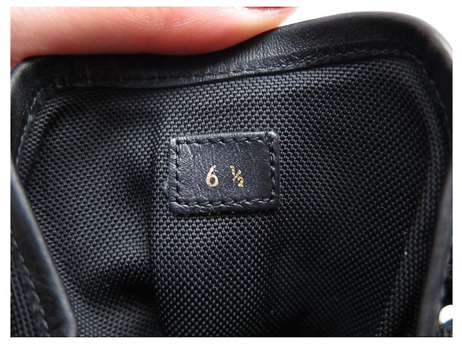 STIVALI ALLA CAVIGLIA LOUIS VUITTON HARLEM MONOGRAM ECLIPSE 6.5 41.5 FR Nero - vista 13