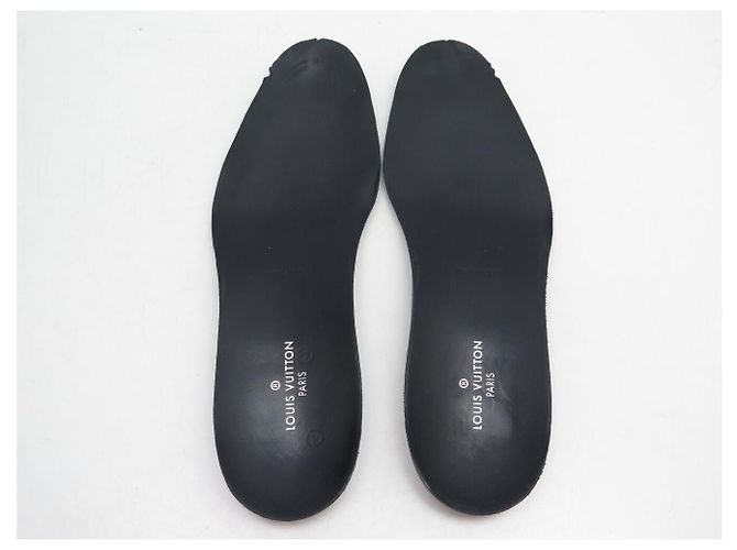STIVALI ALLA CAVIGLIA LOUIS VUITTON HARLEM MONOGRAM ECLIPSE 6.5 41.5 FR Nero - vista 9