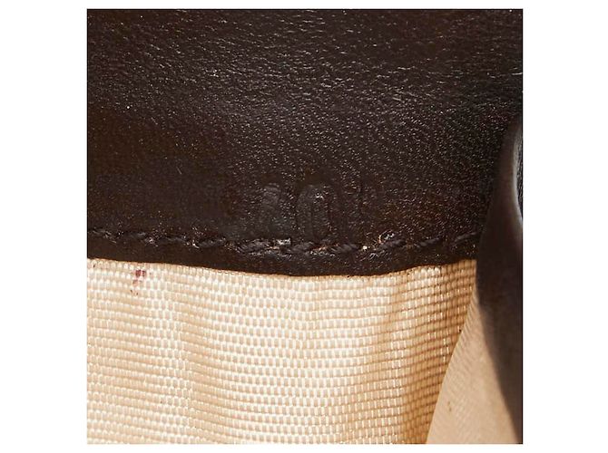 Prada Logo Jacquard Canvas Leder Langbörse - Ansicht 9