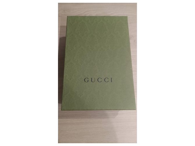 Mule Gucci in Pelle Sintetica Verde scuro - vista 8