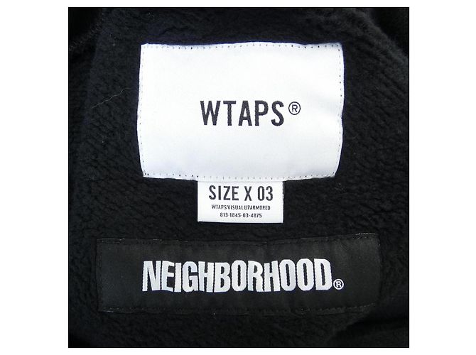 Autre Marque Hoodie WTAPS 192ATNHD-CSM03S Schwarz - Ansicht 4