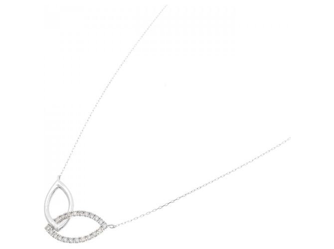 Autre Marque Collana con diamanti Au750 Argento - vista 2